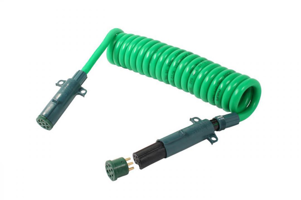 Cable Assembly - ABS PERMACOIL, Coiled, 15 Ft., 4/12, 2/10 &amp; 1/8 ga., with WEATHER-TITE PERMAPLUGS