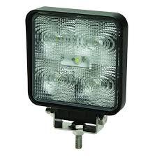 Worklamp: LED (5), flood beam, square, 12-24VDC